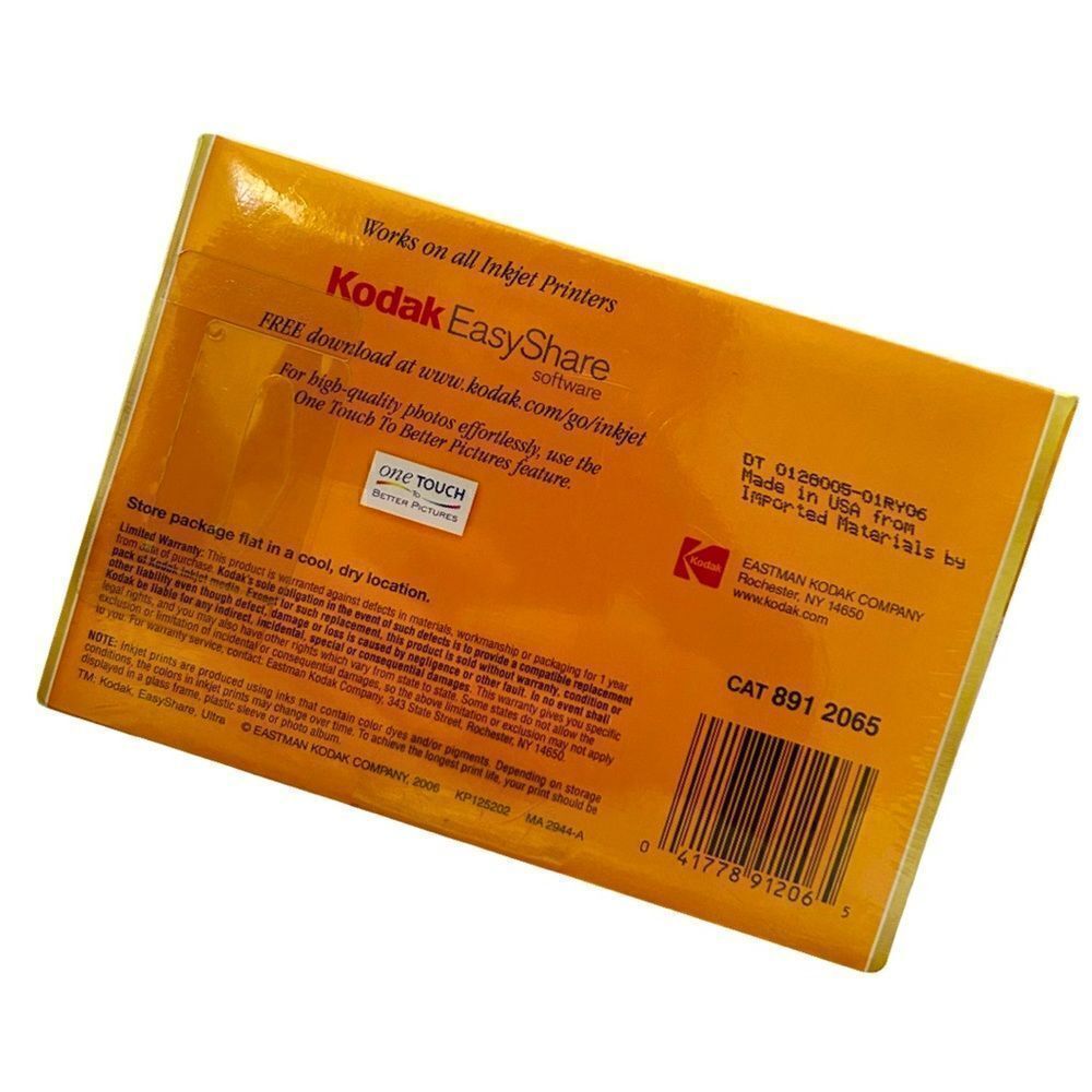 Kodak Ultra Premium Photo Paper Semi Gloss 100 Sheets 4x6 NIB - Picture 3 of 3